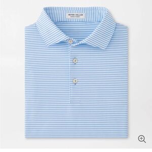 Peter Millar Blue Striped Men's Shirt